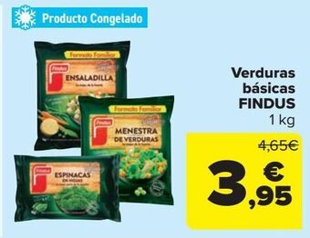 Carrefour Market Verduras básicas findus oferta