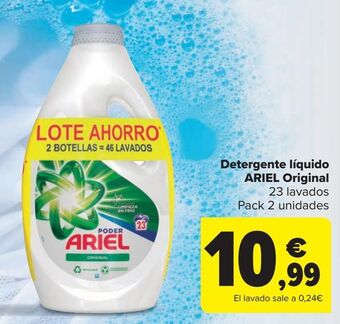 Carrefour Market Detergente líquido ariel original oferta
