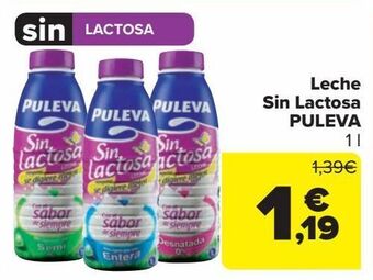 Carrefour Market Leche sin lactosa puleva oferta