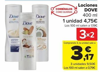 Carrefour Market Lociones dove oferta