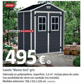 Bauhaus Caseta de jardín keter oferta