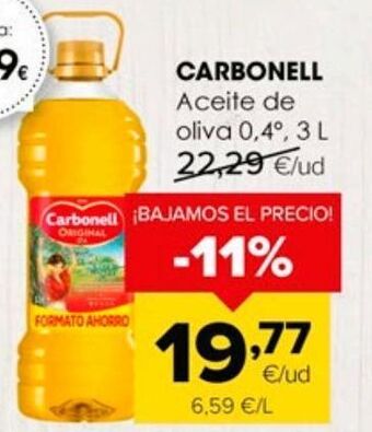 Autoservicios Familia Aceite de oliva carbonell oferta