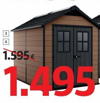 Bauhaus Caseta de jardín keter oferta