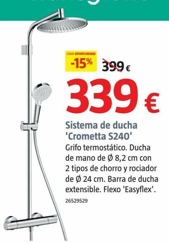 Bauhaus Conjunto de ducha hansgrohe oferta