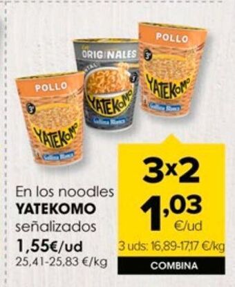 Autoservicios Familia Noodles yatekomo oferta