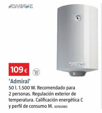 Bauhaus Termo eléctrico admiral oferta