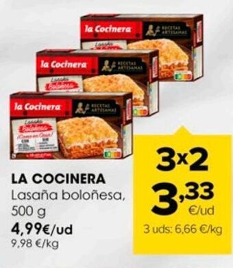 Autoservicios Familia Lasaña boloñesa la cocinera oferta