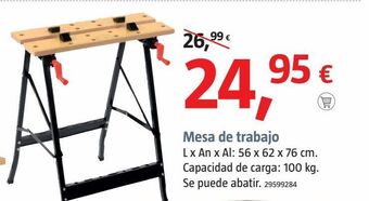Bauhaus Mesa de trabajo oferta