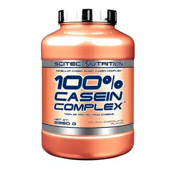 Decathlon Casein complex - 2,3 kg chocolate belga de scitec nutrition oferta