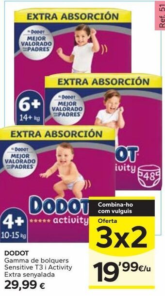 Caprabo Pañales dodot oferta