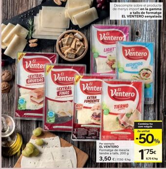 Caprabo Queso el ventero oferta