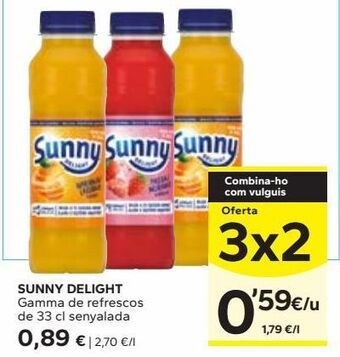 Caprabo Refrescos sunny delight oferta