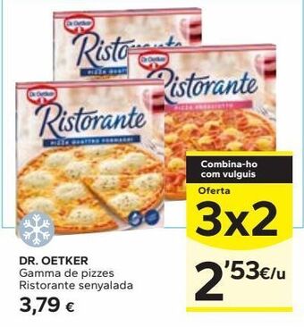 Caprabo Pizza dr oetker oferta