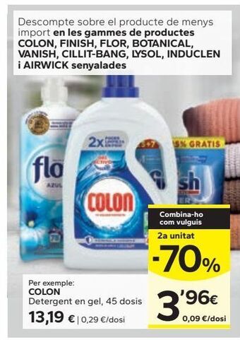 Caprabo Detergente gel colon oferta