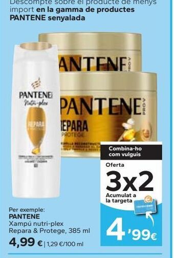Caprabo Champú pantene oferta