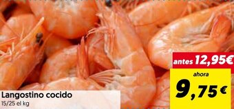 Hiper Usera Langostino cocido oferta
