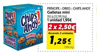 Hiper Usera PRÍNCIPE - OREO - CHIPS AHOY Galletas mini oferta