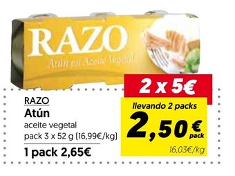 Hiper Usera RAZO Atún oferta