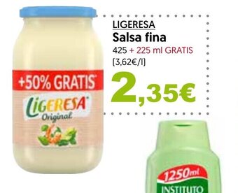 Hiper Usera LIGERESA Salsa fina oferta