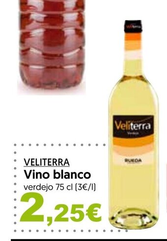 Hiper Usera VELITERRA Vino blanco oferta