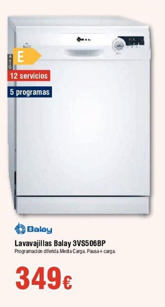 FROIZ Lavavajillas Balay 3VS506BP oferta