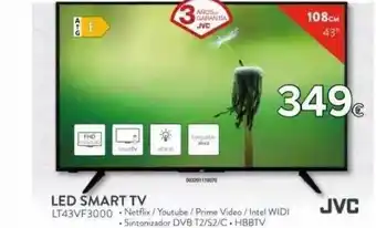 Tien 21 JVC Led Smart TV LT43VF3000 oferta