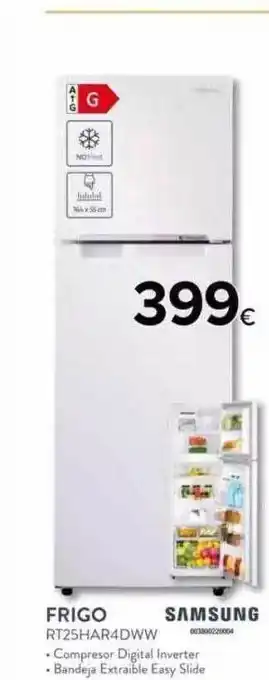 Tien 21 Samsung Frigo RT25HAR4DWW oferta