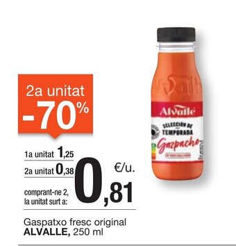 BonpreuEsclat Gaspatxo fresc original ALVALLE, 250 ml oferta