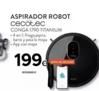 Tien 21 Cecotec Aspirador Robot Conga 1790 Titanium oferta