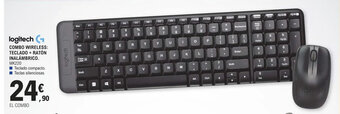 E.Leclerc COMBO WIRELESS: TECLADO + RATÓN INALÁMBRICO. oferta
