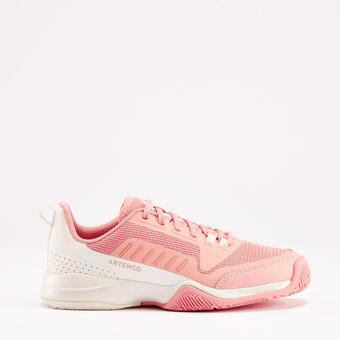 Decathlon Zapatillas de tenis niños con cordones artengo ts500 fast lace rosa oferta