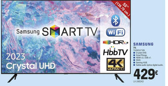 E.Leclerc SAMSUNG TV. TU55CU7105 oferta