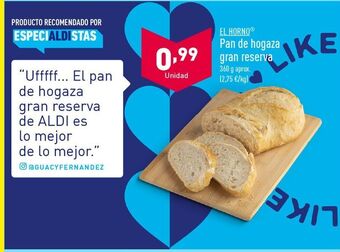 ALDI Pan de hogaza gran reserva oferta