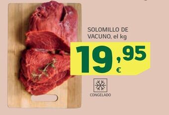HiperDino Solomillo de vacuno oferta
