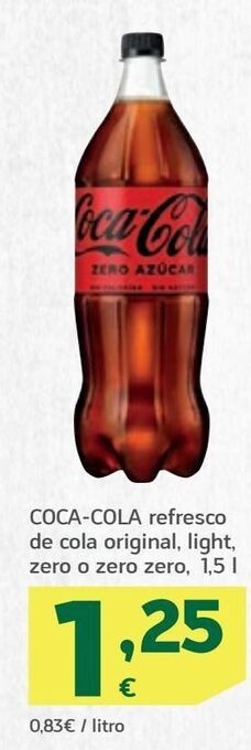 HiperDino Refrescos coca-cola oferta