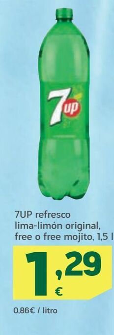HiperDino Refrescos 7 up oferta