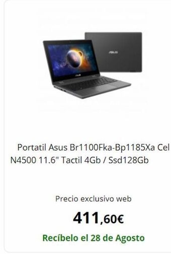 Dynos Informática Portátil asus oferta