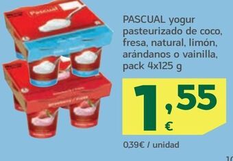 HiperDino Yogur pascual oferta