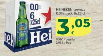 HiperDino Cerveza sin alcohol heineken oferta