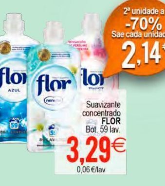 Suavizante concentrado flor