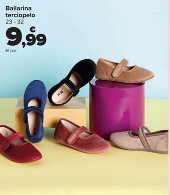 Carrefour Bailarina terciopelo oferta