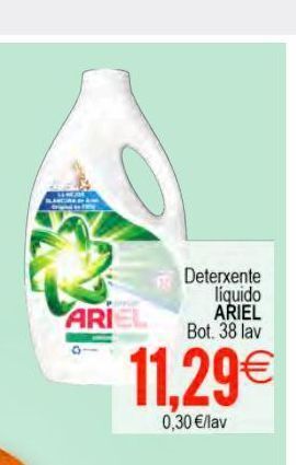 Plenus Supermercados Detergente líquido ariel oferta
