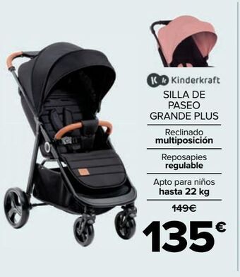 Carrefour Silla de paseo grande plus oferta