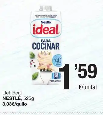 SPAR Fragadis Nestlé Llet Ideal, 525g oferta