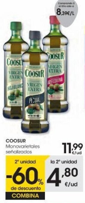 Aliprox COOSUR Monovarietales señalizados oferta