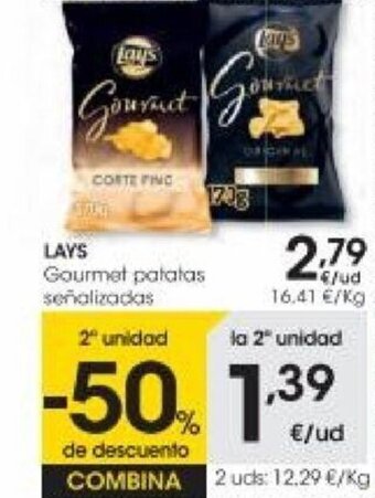 Aliprox LAYS Gourmet patatas señalizadas oferta