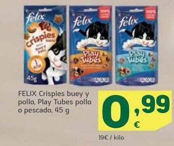 HiperDino Comida para gatos felix oferta
