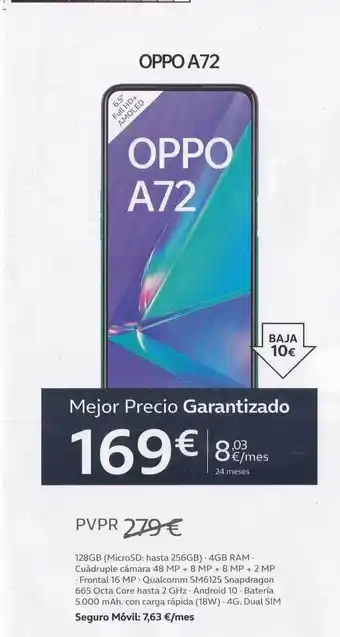 Movistar Oppo A72 oferta