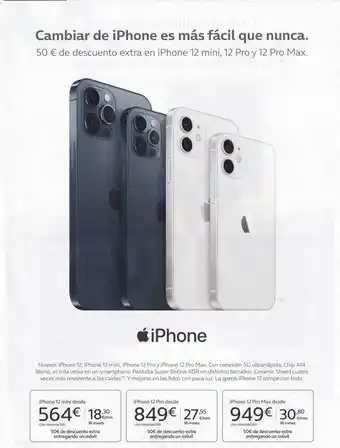 Movistar Iphone 12 Pro Max desde oferta