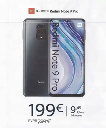 Movistar Mi Xiaomi Redmi Note 9 Pro oferta